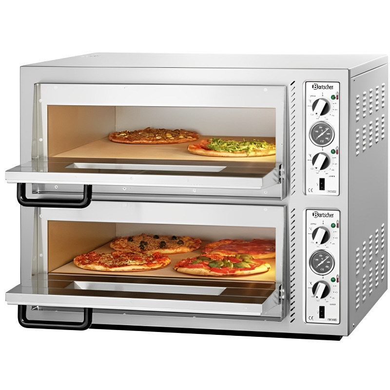 BARTSCHER FOUR À PIZZAS DOUBLE CHAMBRE 8 X Ø 30 CM NT 622