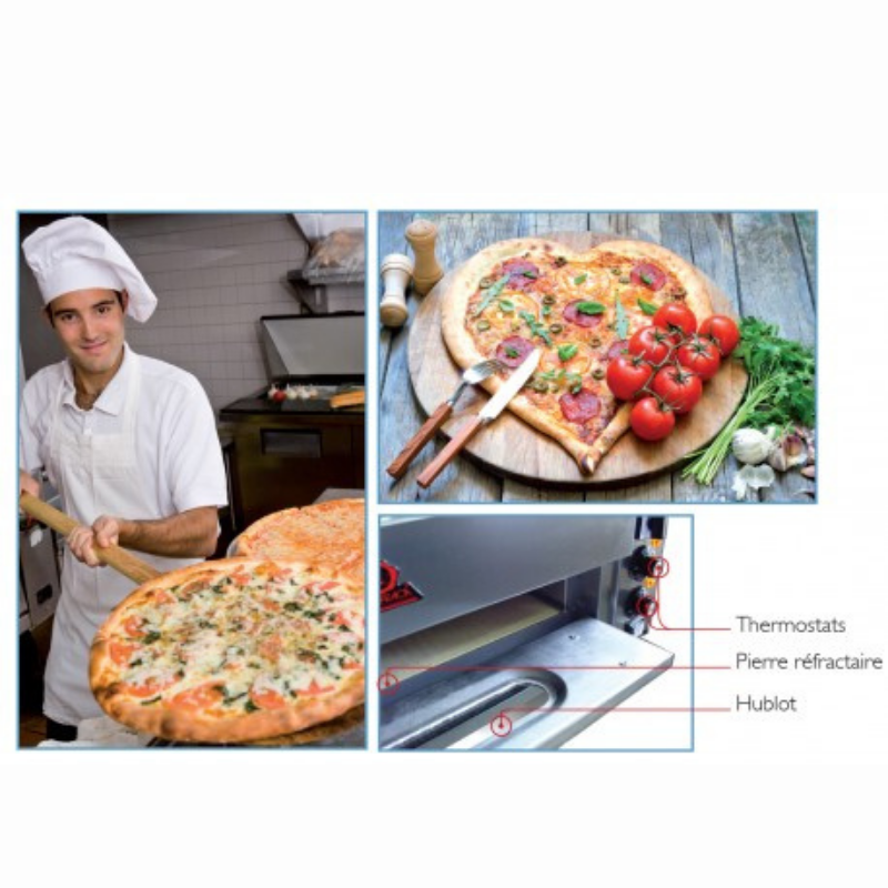Laminoir à pizza Ø 42 cm compact - 1 rouleau