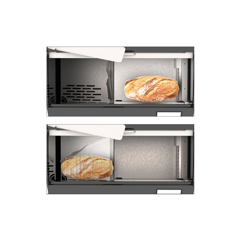 Trancheuse à Pain Manuelle Bois Et Inox - Épaisseur Réglable, Pour Pain Maison