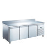 TABLE REFRIGÉREÉ POSITIVE -2°C/+8°C - 339L - 3P - AVEC DOSSERET H85 CM