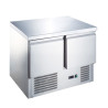 TABLE REFRIGÉREÉ POSITIVE GN1/1 +2°C/+8°C - 240L - 2P - SANS DOSSERET H87 CM