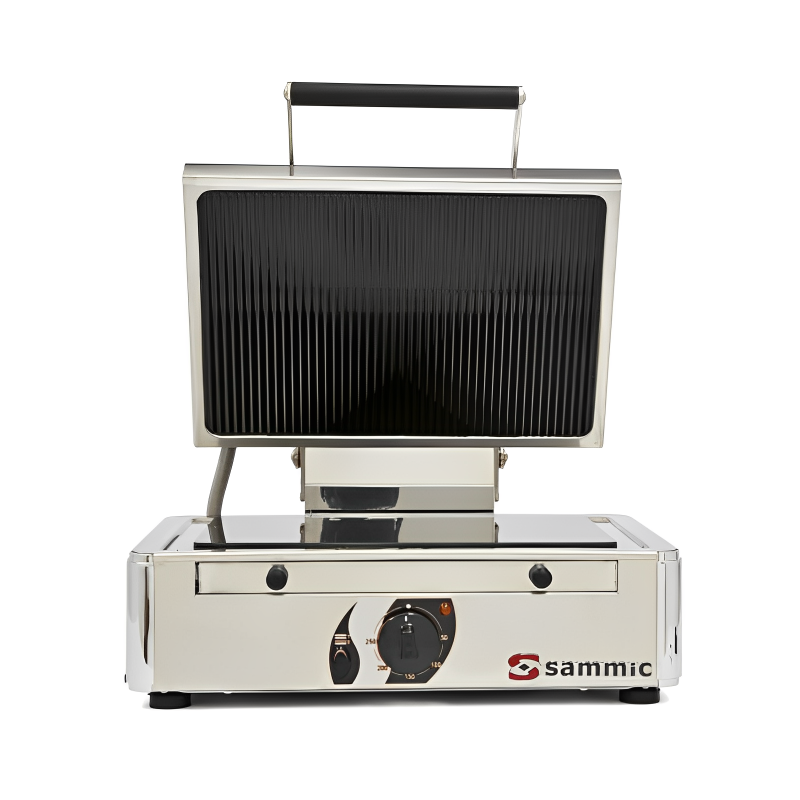 SAMMIC - PLAQUE A SNACKER VITRO-GRILL  GV-6LA 230/50-60/1 (LISSE - NERVURÉE