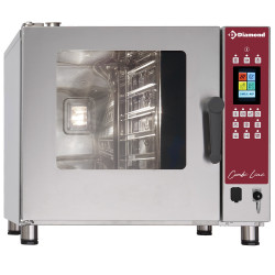 DIAMOND - Four électrique TOUCH SCREEN vapeur - convection 5x GN 1/1 - AUTO-CLEANING