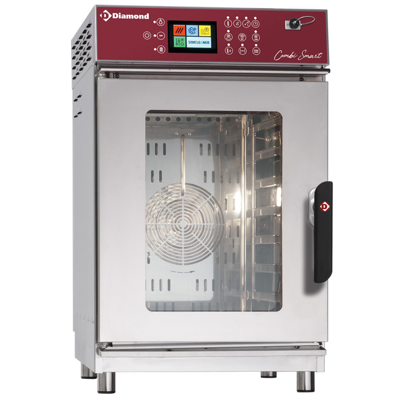 DIAMOND - Four vapeur/convection électrique, 7x GN1/1 Touch Screen + Auto-Cleaning