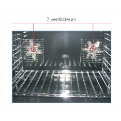 FOUR À CONVECTION 50L - 4 NIVEAUX GN 1/1 SANS HUMIDIFICATEUR