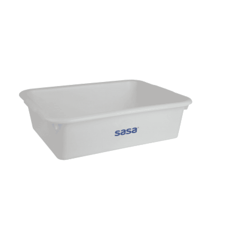 10 Bacs plastiques blanc 10 litres