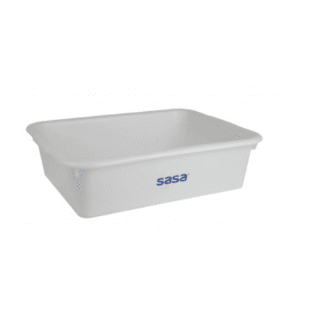 10 Bacs plastiques blanc 10 litres