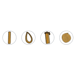 Machine manuelle à churros