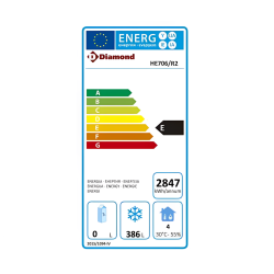 Armoire congélateur -15°/-22° C ventilé 700L GN 2/1 sur roues