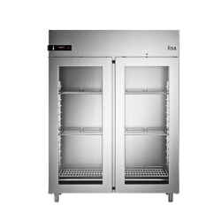 Armoire réfrigérée négative -20/-10 °C - 1400L - 2 portes vitrées - NEOS