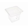 Bac GN plastique  - 1/6 GN - Prof 15 cm - 17,6 x 16,2 cm - Polycarbonate