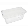 Bac GN plastique - 1/4 GN - Prof 10 cm - 26,5 x 16,2 cm - Polycarbonate
