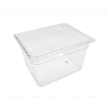 Bac GN plastique - 1/2 GN - Prof 20 cm - 32,5 x 26,5 cm - Polycarbonate