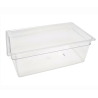 Bac GN plastique - 1/1 GN - Haut 20 cm - 53 x 32,5 cm - Polycarbonate