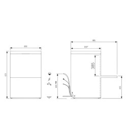 Lave-vaisselle - 15 litres - STARTECH DG - Panier - Sans adoucisseur - STAR605DG - COLGED