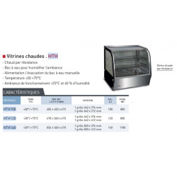 Déstockage - HTH120 - Vitrines chaudes