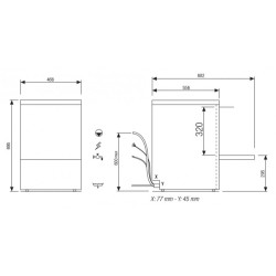 Lave-verres - 8 litres - Panier 400 x 400 mm - TOPTECH - COLGED