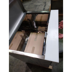 Mini table GN 1/1 - Prof. 700 - 2 portes - 210 L