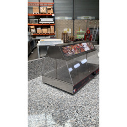 Déstockage - Vitrine chauffante avec bloc lumineux - GN 1/1 - 1 niveau - 230 V - N60