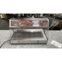 Déstockage - Vitrine chauffante avec bloc lumineux - GN 1/1 - 1 niveau - 230 V - N60