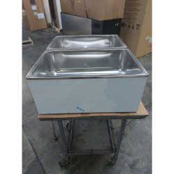 Déstockage - Bain-marie GN 2/1 avec vidange - Gamme CBS - 2x 21 L - 230 V - ACBM153