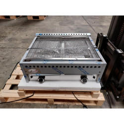 Déstockage - Wood steak grill gaz double - L 780 mm - 14156A