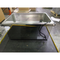 Déstockage - Bain-marie GN 1/1 avec vidange en largeur - Gamme CBS - 21 L - 230 V - ACBM150N