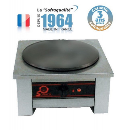 Déstockage - Crêpière électrique - 1 plaque - Diamètre 350 mm - 230 V