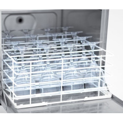 Lave-verres - 8 litres - STEELTECH V1 - Panier 390 x 390 mm - Sans adoucisseur - STEEL340V1 - COLGED