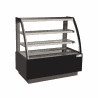 VITRINE PÂTISSERIE - VITRAGE BOMBÉ - 2 ÉTAGÈRES - 340 L