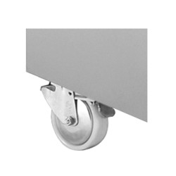 Armoire frigorifique ventilée 700 Lit. 1 porte vitrée (GN 2/1), sur roues