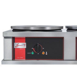 CREPIERE ELECTRIQUE DOUBLE - DIAM 2X40 CM -  230 V - 2X3600 W COUPE