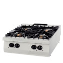 MAXIMA - Premium cuisinière à gaz - 6 brûleurs - unité triple - profondeur 90 cm