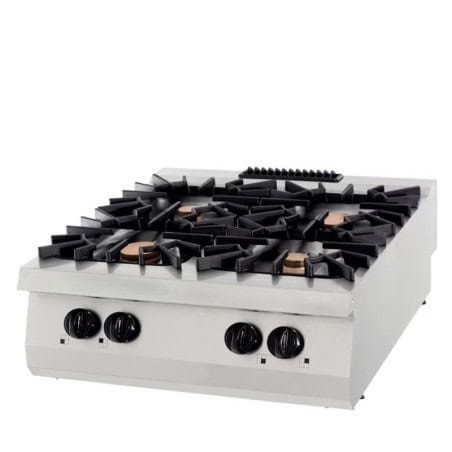 MAXIMA - Premium cuisinière à gaz - 6 brûleurs - unité triple - profondeur 90 cm