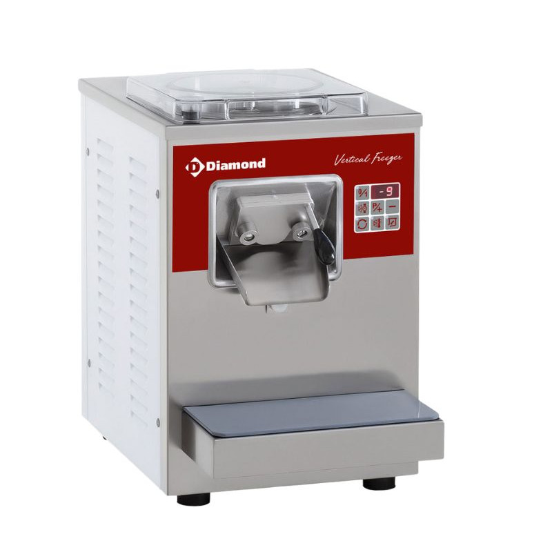 DIAMOND - Turbine à glace verticale automatique à poser 9/12 L/h condenseur à air Mono/Tri