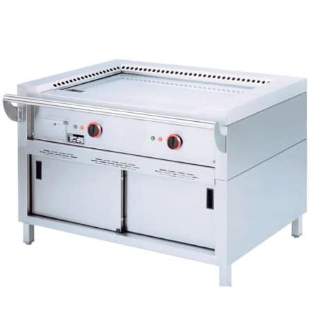 DIAMOND - Plaque "Teppanyaki " électrique 2 zones X5,85 kW sur armoire