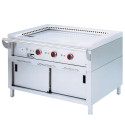 DIAMOND - Plaque "Teppanyaki " électrique 3 zones x 4,7 kW sur armoire