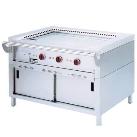 DIAMOND - Plaque "Teppanyaki " électrique 3 zones x 4,7 kW sur armoire