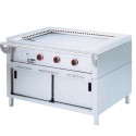 DIAMOND - Plaque "Teppanyaki" gaz, 3 zones x 7 kW sur armoire