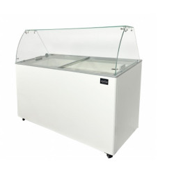 COMBISTEEL - Vitrine à crème glacée CORSICA 355 litres bac - 8X5 LTR