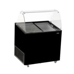 COMBISTEEL - Vitrine à crème glacée CORSICA 231 litres bac - 6X5 LTR NOIR
