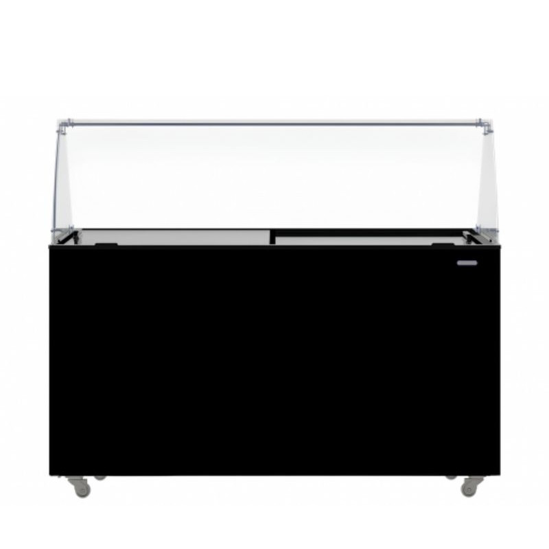 COMBISTEEL - Vitrine à crème glacée CORSICA 355 litres bac - 8X5 LTR NOIR