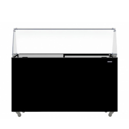 COMBISTEEL - Vitrine à crème glacée CORSICA 355 litres bac - 8X5 LTR NOIR