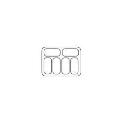 COMBISTEEL - Vitrine à crème glacée CORSICA 231 litres bac - 6X5 LTR NOIR