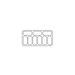 COMBISTEEL - Vitrine à crème glacée BALI 354 litres bac - 9X5 LTR