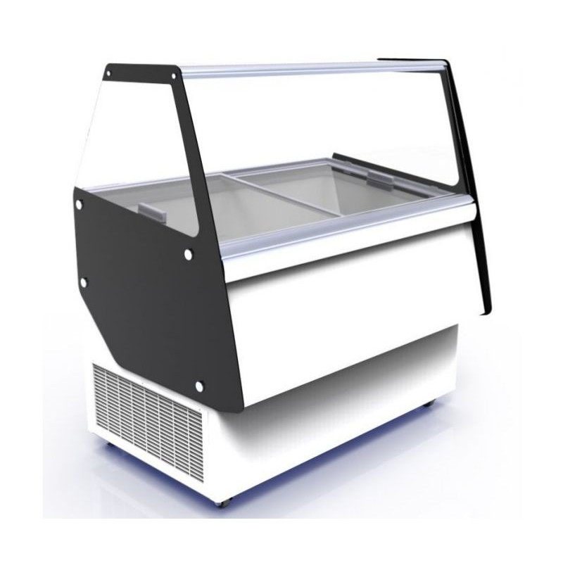 COMBISTEEL - Vitrine à crème glacée IBIZA 358 litres bac - 8X5 LTR