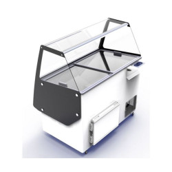 COMBISTEEL - Vitrine à crème glacée IBIZA 358 litres bac - 8X5 LTR