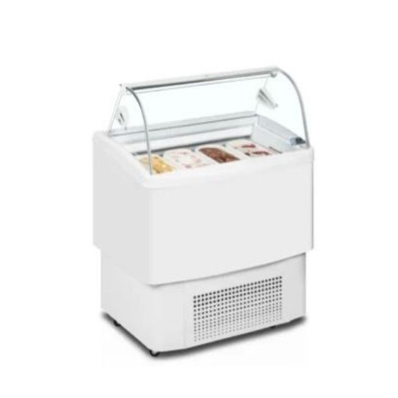 COMBISTEEL - Vitrine à crème glacée FIJI 218 litres bac - 4X5 LTR