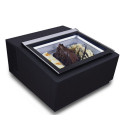 COMBISTEEL - Vitrine à crème glacée de table ouverture côté client - 3X5 LTR