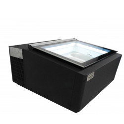 COMBISTEEL - Vitrine à crème glacée de table ouverture côté client - 3X5 LTR